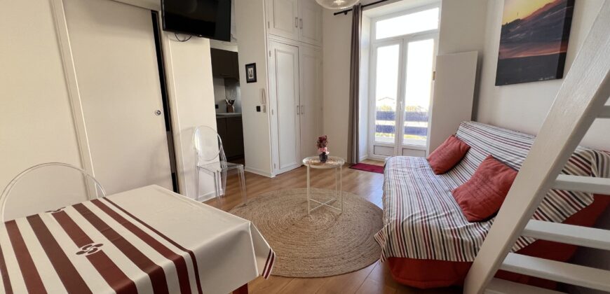 EXCLU Vue Océan – Quartier du Phare –  Studio en excellent état avec mezzanine