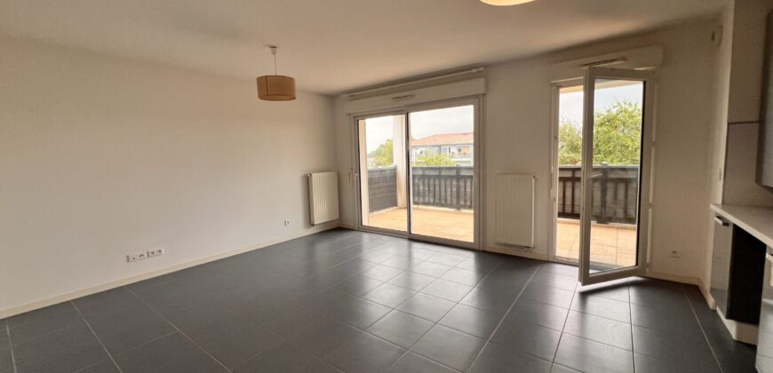 Saint Martin de Seignanx- Centre Ville- Exclu- T3 de 62 m² avec Terrasse de 13 m² – Vue Dégagée